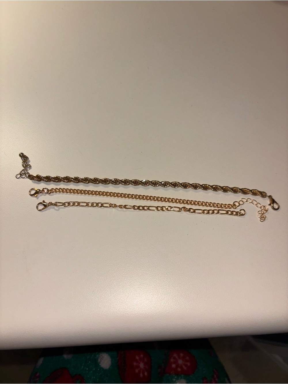 Amazon Gold-Tone Layered Chain Bracelet Set